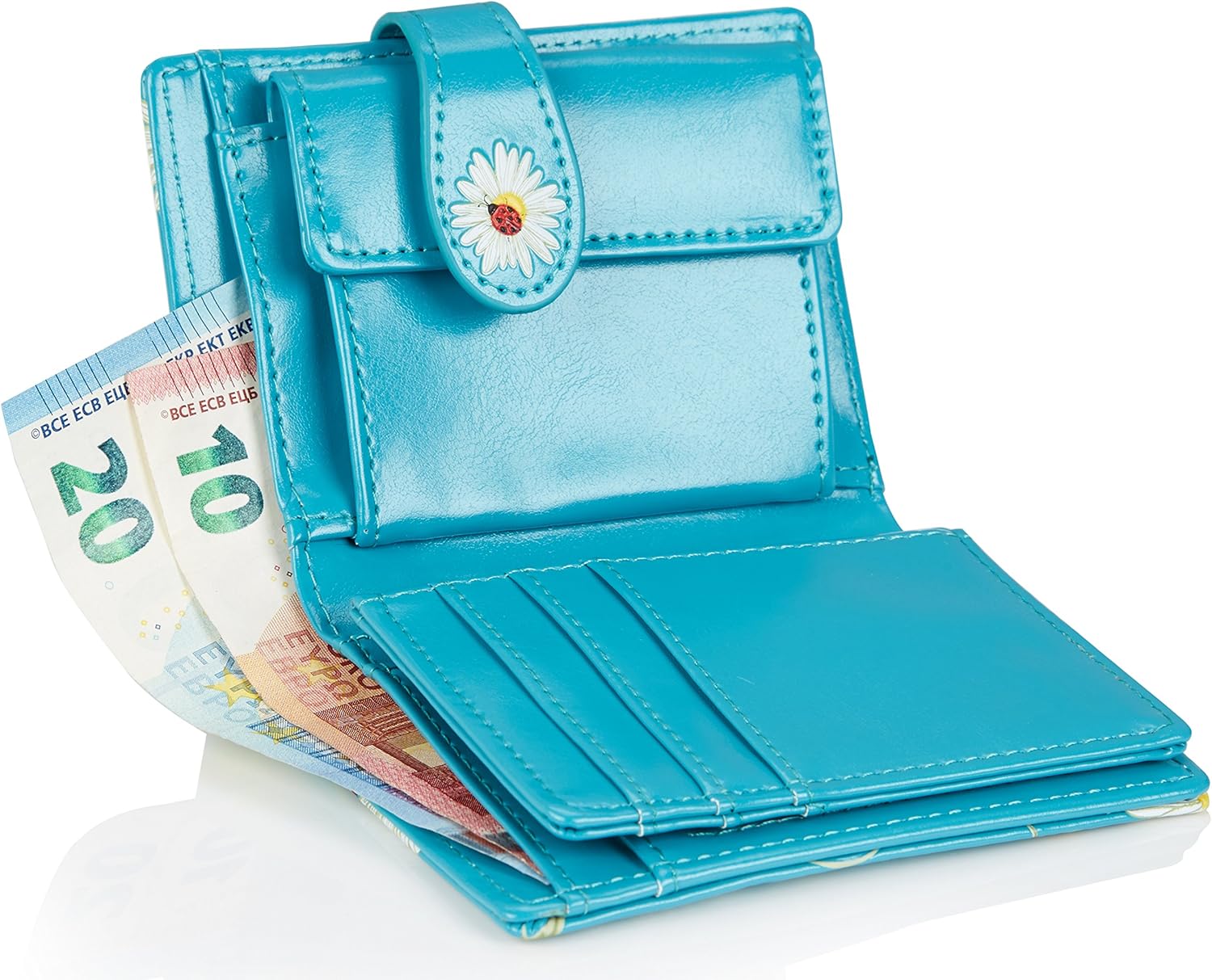 Bakery Teal Various Colors and Designs: Small Purse Shagwear Young Ladies Wallet