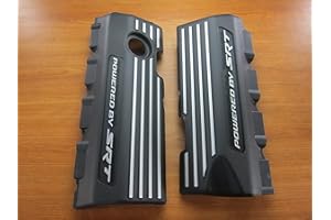 Mopar Dodge Charger Challenger Left & Right Side Engine Cover W/SRT Badge