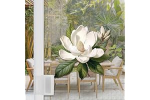 MESH MAGNETS MeshMagnets 2 Pcs Screen Door Magnets | Signs & Decorations | Anti-Collision for People, Pets & Birds | 8” x 7.5” - Magnolia (Not Retractable)