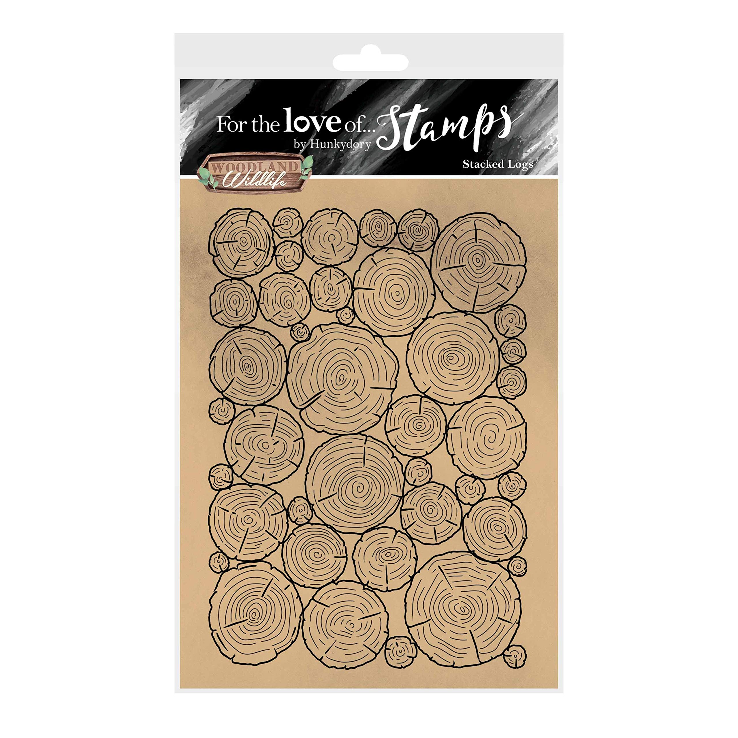 Hunkydory - For the Love of Stamps - Stacked Logs - Stamp Set