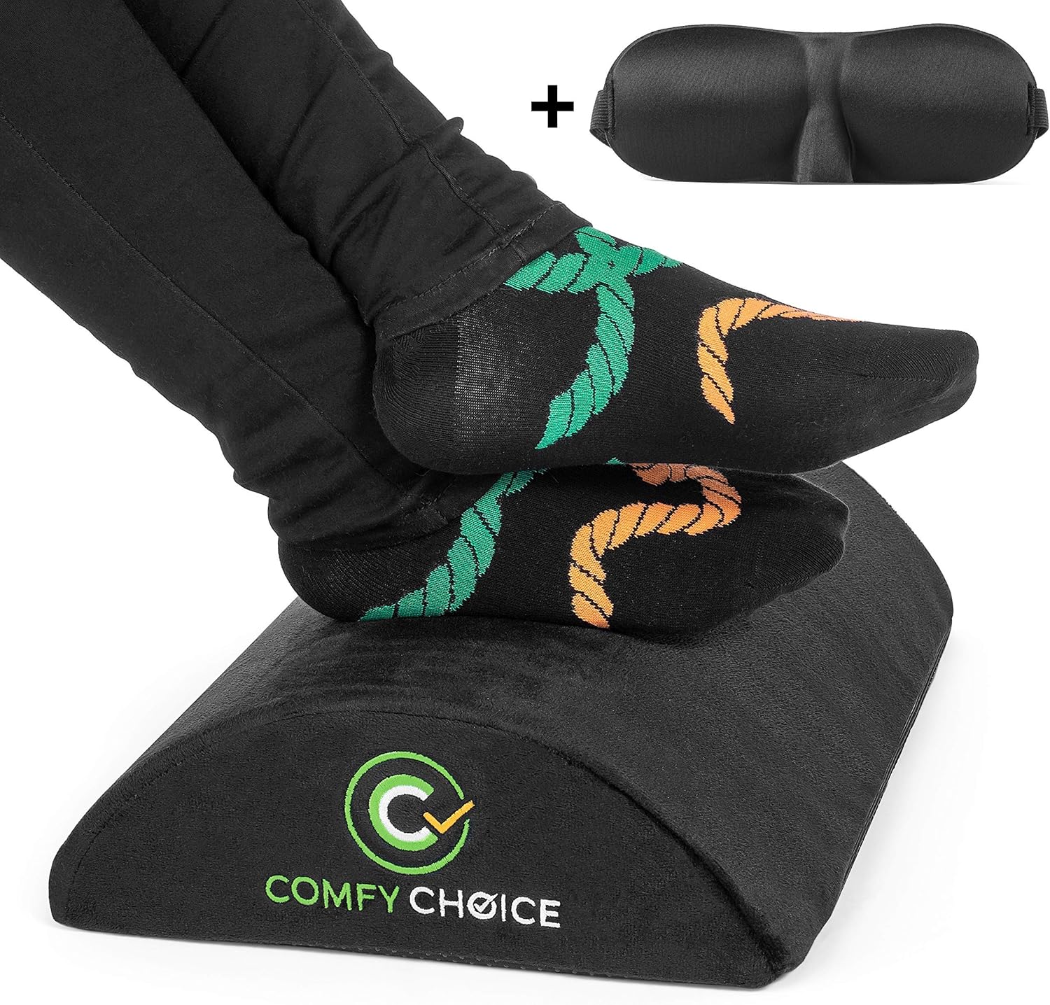 Comfy Choice Bundle Foot Rest Support Cushion & Sleep