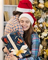 Kraft & Co Christmas Wrapping Paper Rolls 2 Pack 44.5cm x 25m 100gsm view 7