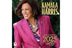 African American Expressions 2025 Wall Calendars - Monthly Calendars Celebrating Black Culture & History - 12x12 Hanging Calendar - 16 Months - Kamala Harris