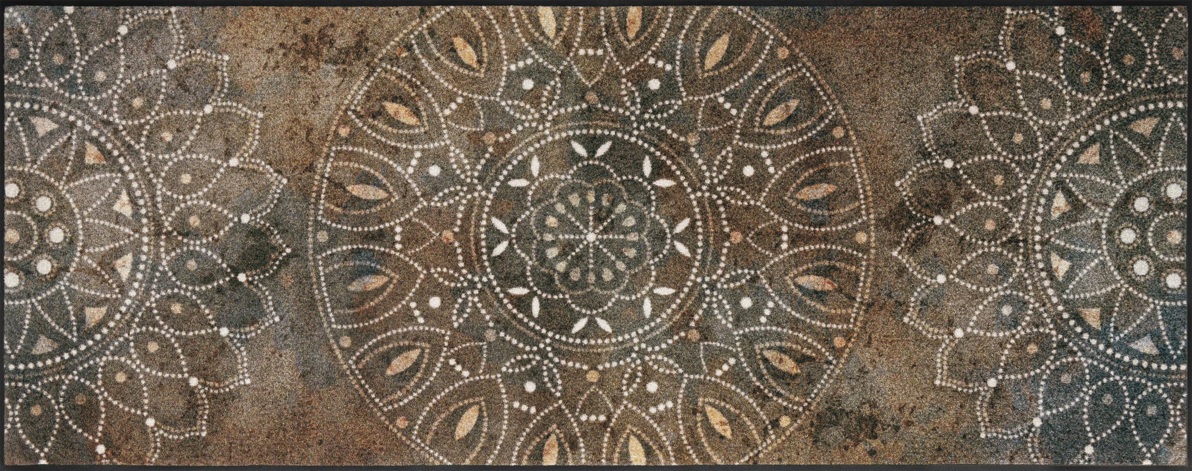 Wash+Dry Madhana Doormat, 75 x 190 cm, Washable for Indoor and Outdoor Use, Colourful