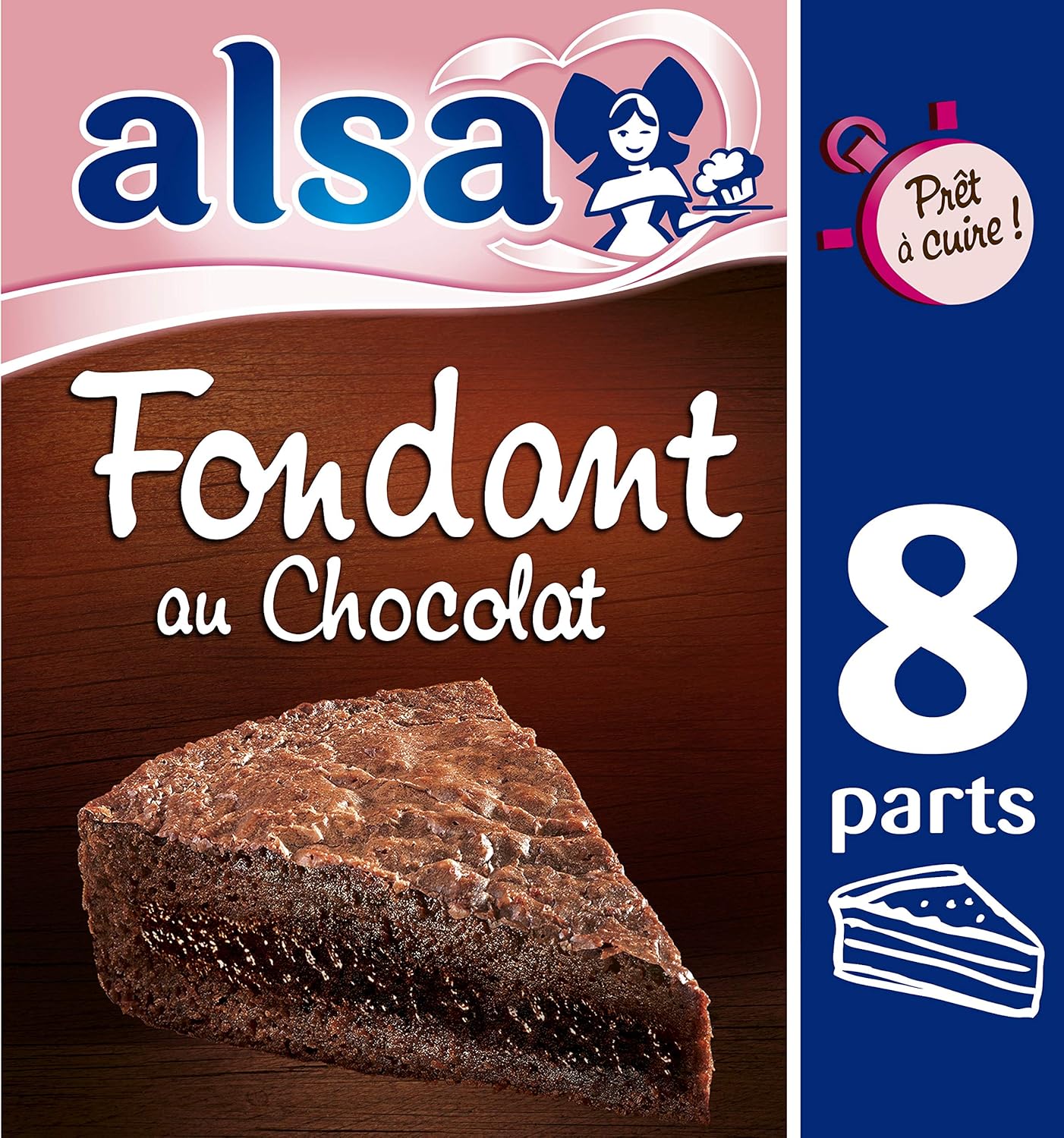 Alsa Preparation A Cuire Gateau Fondant Chocolat 500g Lot De 3