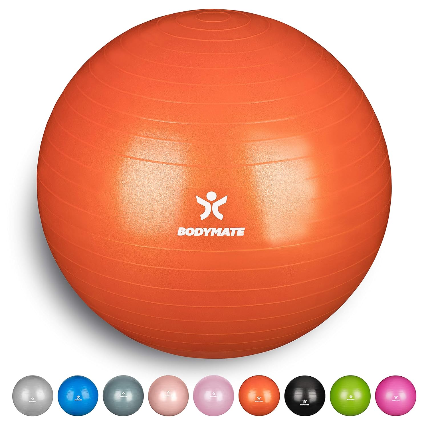 Palla Yoga Anti-Scoppio - PVC Rinforzato - Supporta 150kg - Con Pompa - 45/55/65/75cm - Foto 3