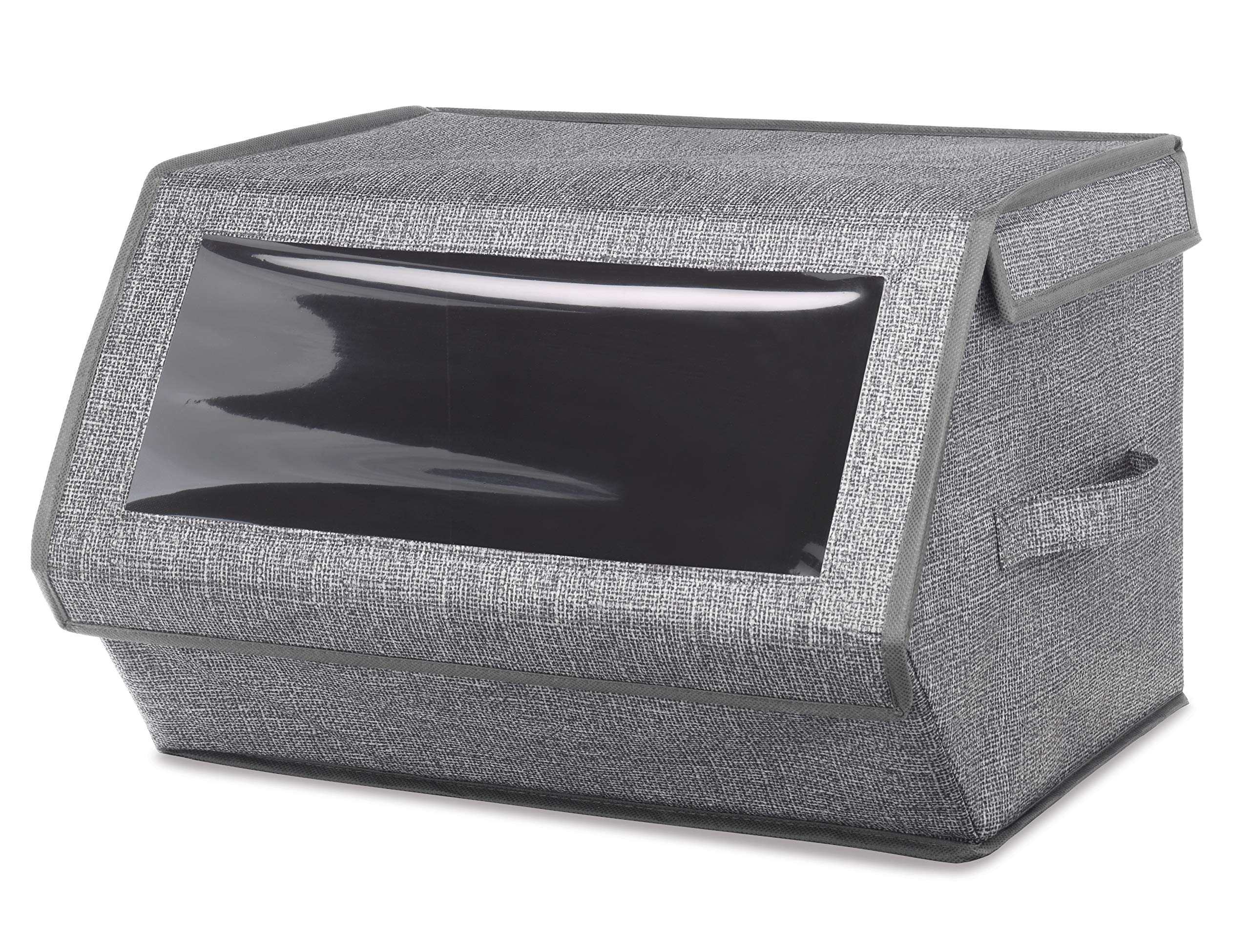 Whitmor Stackable Window Box, Crosshatch Gray