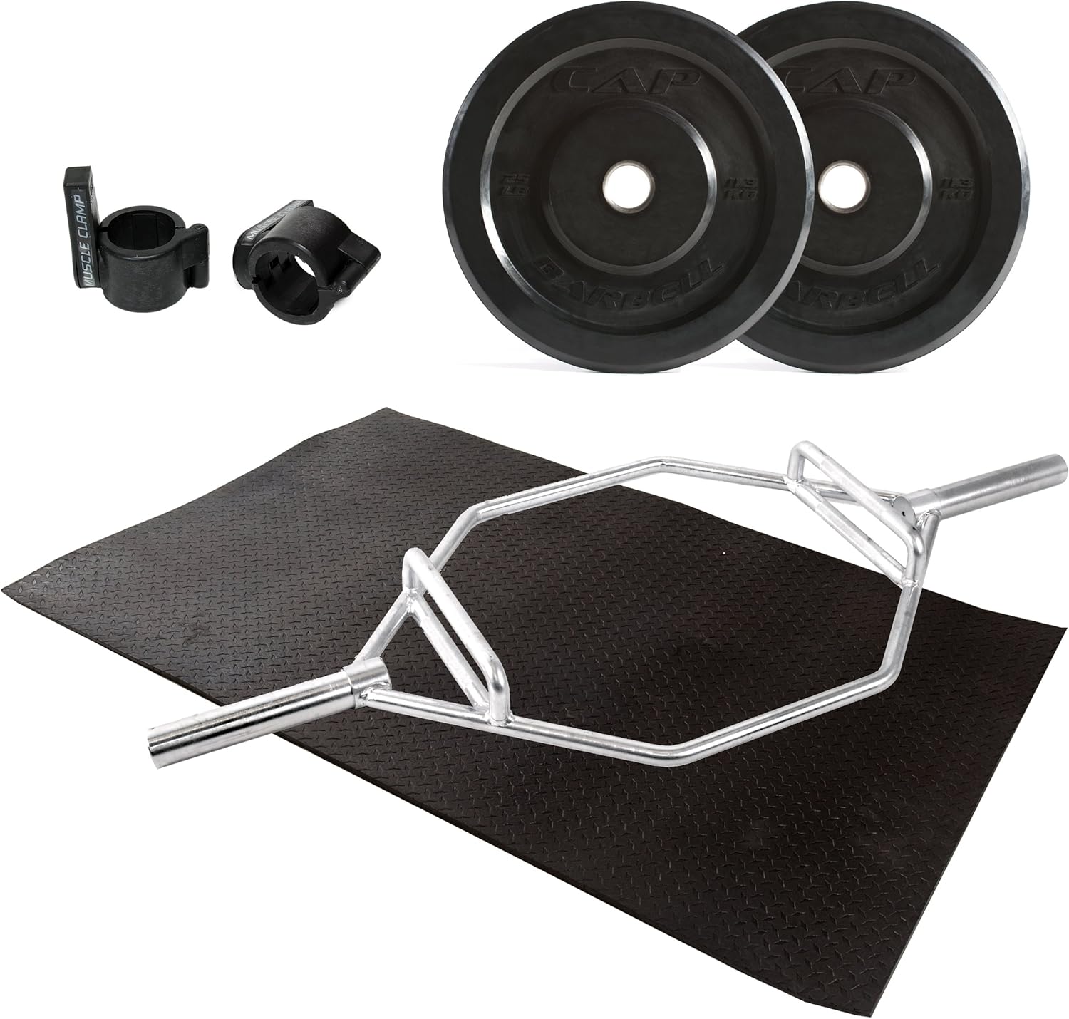 cap barbell bumper plate set