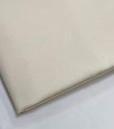 M & J 100% Cotton Calico Fabric Natural 160cm Wide 1m Medium Weight view 3
