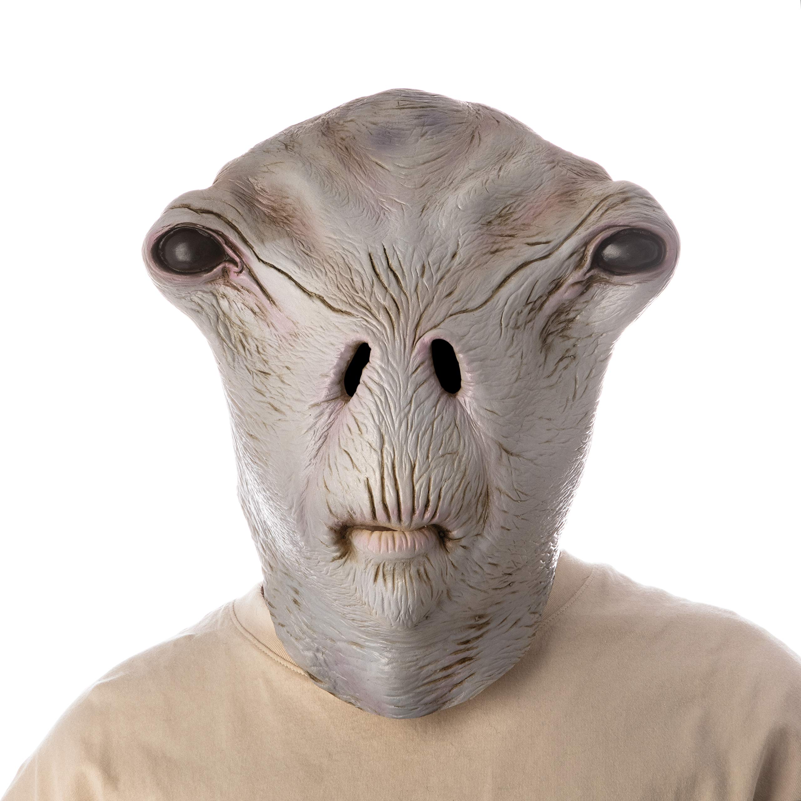 PartyHop Alien Mask Scary Latex Full Head Realistic Masks Fancy Dress Costume for Halloween Party Carnival