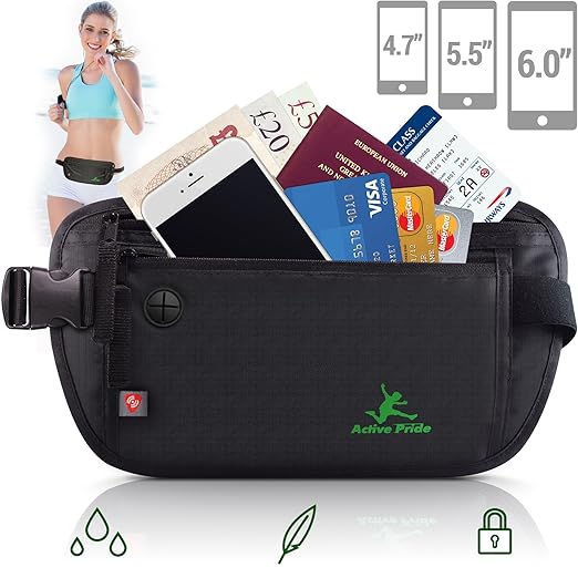 title=Marsupio da Viaggio Portasoldi Nascosta- Cintura per Denaro- Cintura da