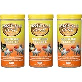 Omega One 3 Pack of Goldfish Medium Pellets, 8 Ounces Each