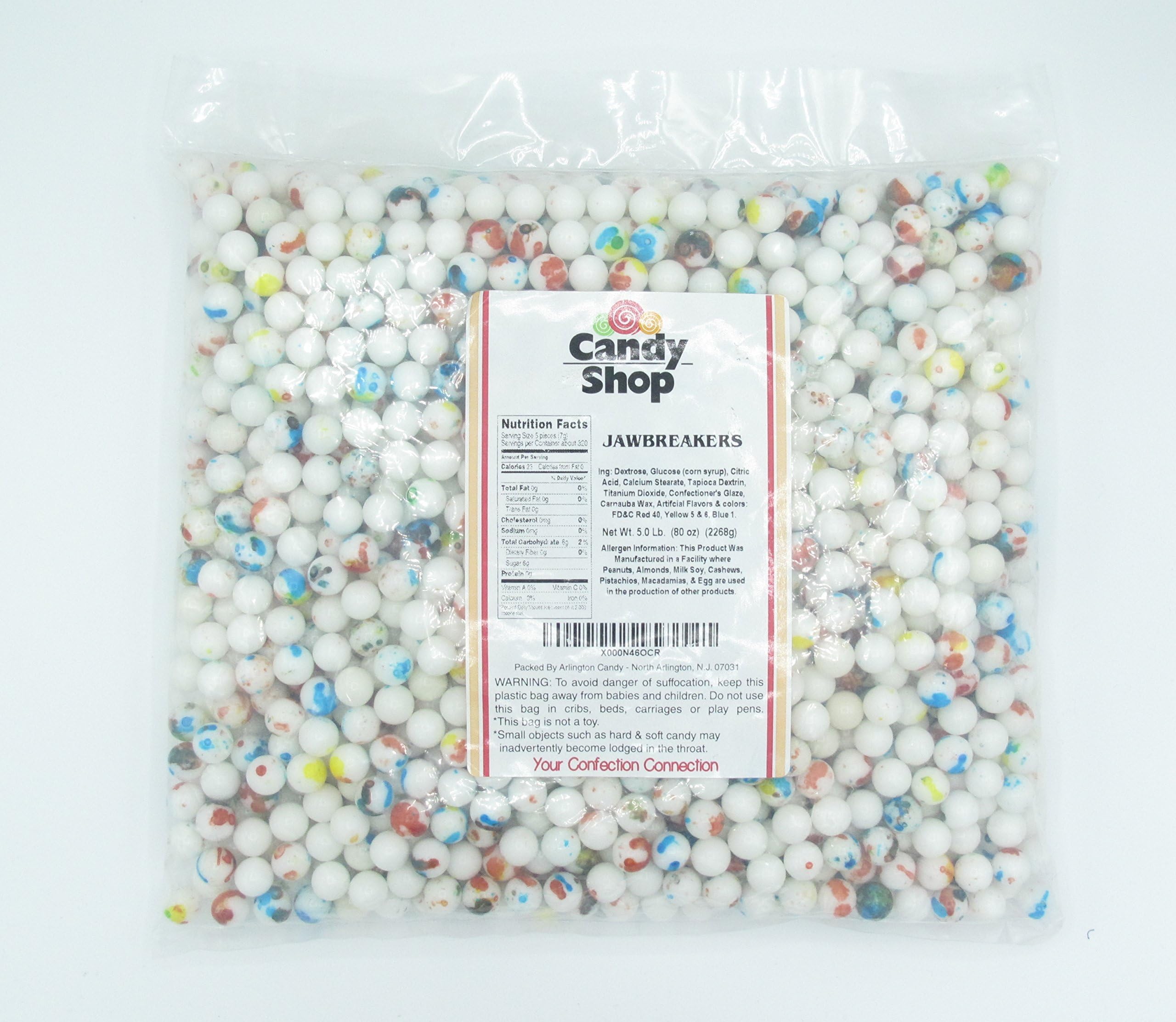 Candy Shop 1/2 Inch Jawbreakers - 5 lb Bag