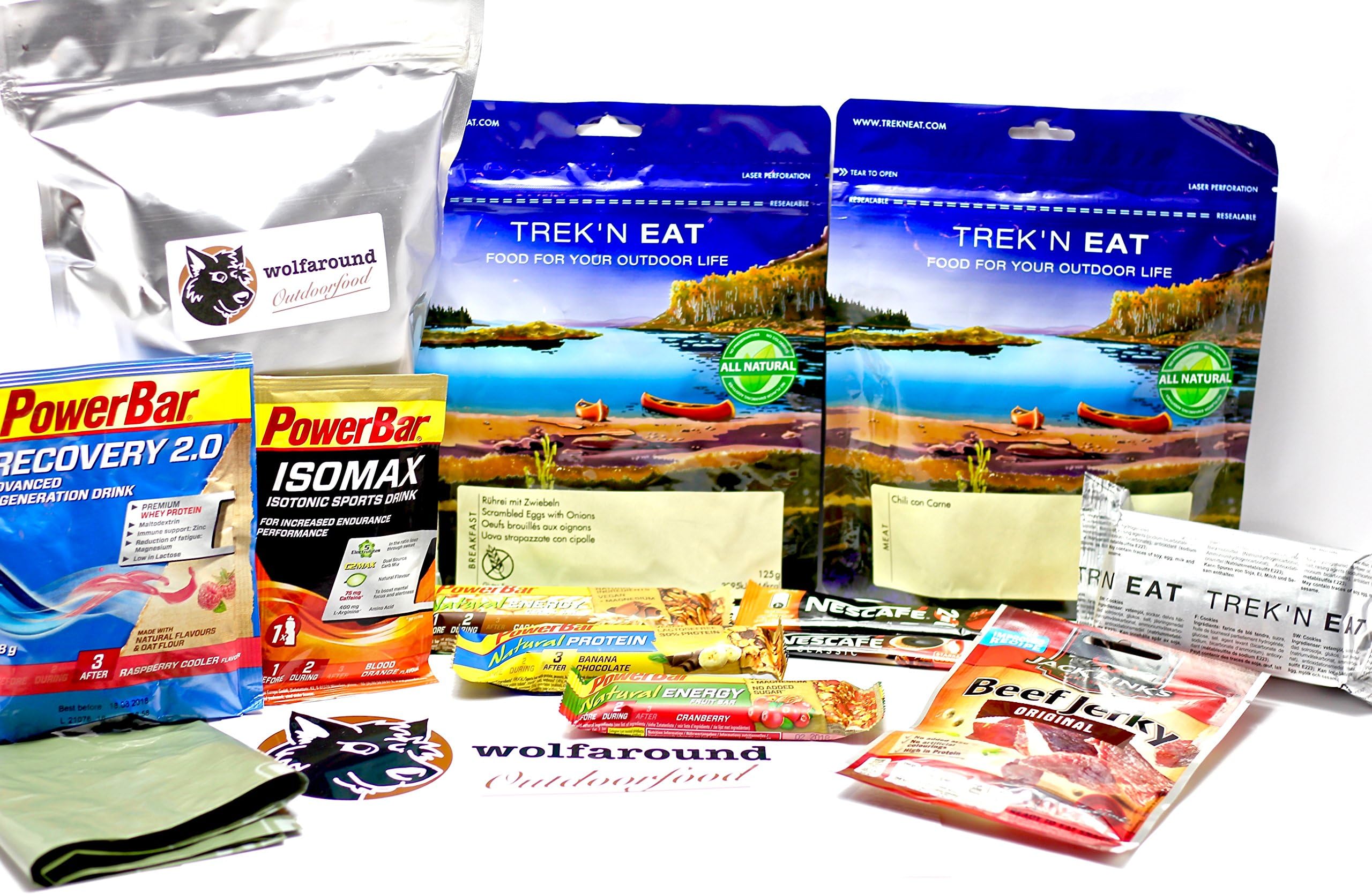 Outdoor food, 833 g - 3030 kcal - Hiking day tour (24h) -Proviant