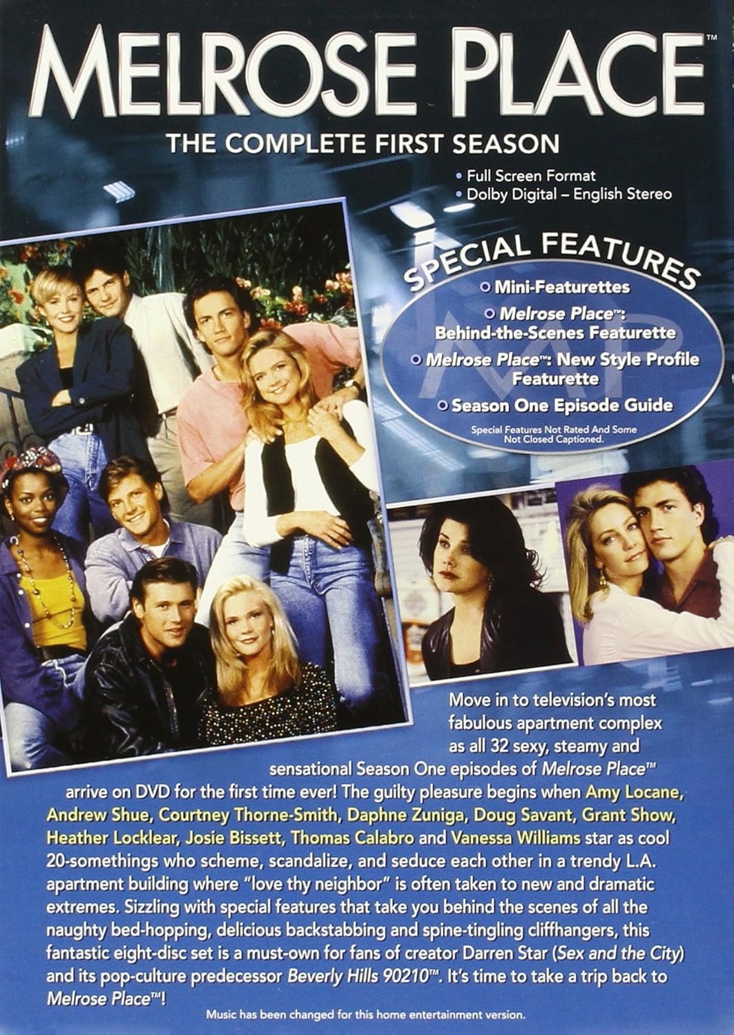Amazon Com Melrose Place The Complete First Season Heather Locklear Andrew Shue Courtney Thorne Smith Josie Bissett Thomas Calabro Doug Savant Grant Show Vanessa Williams Daphne Zuniga Deborah Adair Vanessa Angel Marcia Cross