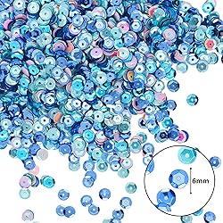 Mandala Crafts 20000 Pastel Sequins for Crafts DIY