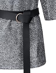 Renaissance Faux Chain Mail Armor Tunic Shirt Coif