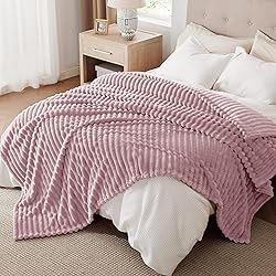 Bedsure Pink California King Size Blanket for Couch