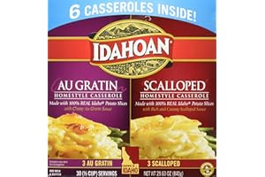 Idahoan Au Gratin/ Scalloped Cream Sauce (6 Count) 840 Grams, 840 Grams