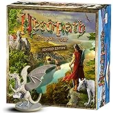 Heropath Revised Edition - Cooperative/Competitive/Solo Game Modes | Fixed Manual Cards & Mini's | Fantasy Board Game | D&D RPG Style | Adventure with Resource Management Tabletop Game | 1-4 Players