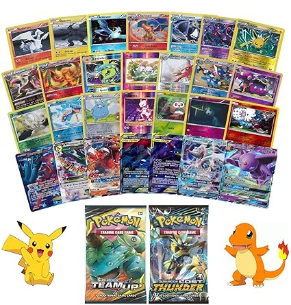 25 Pokemon Cards With 1 Exgx Card Guarantee Plus 2 Booster Packs Holos And Rares Included Exclusive Jt Corp Pokemon Sticker Included