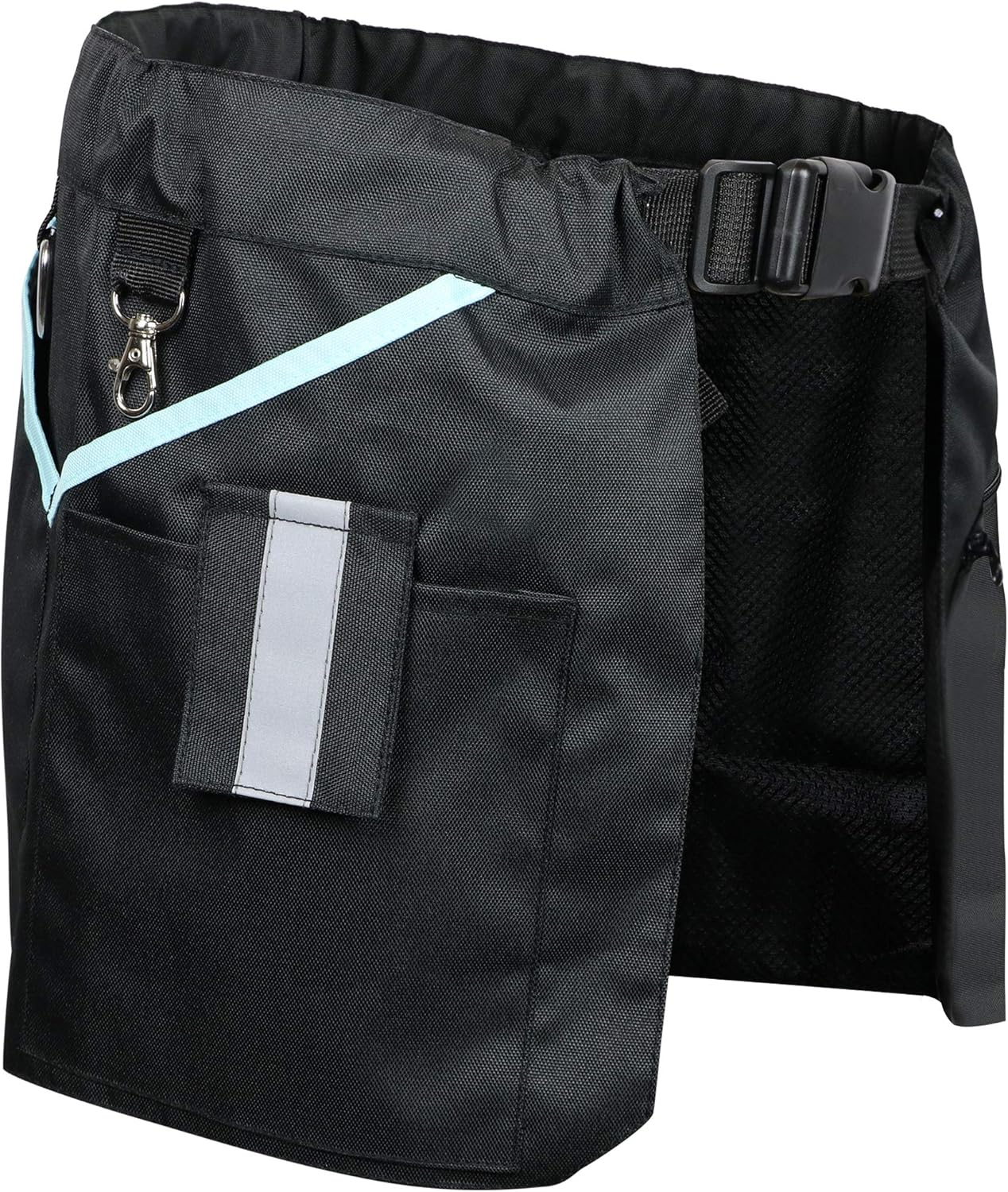 cat holding backpack