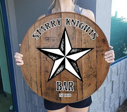 Rustic Wall Decor Personalized Bar Decor