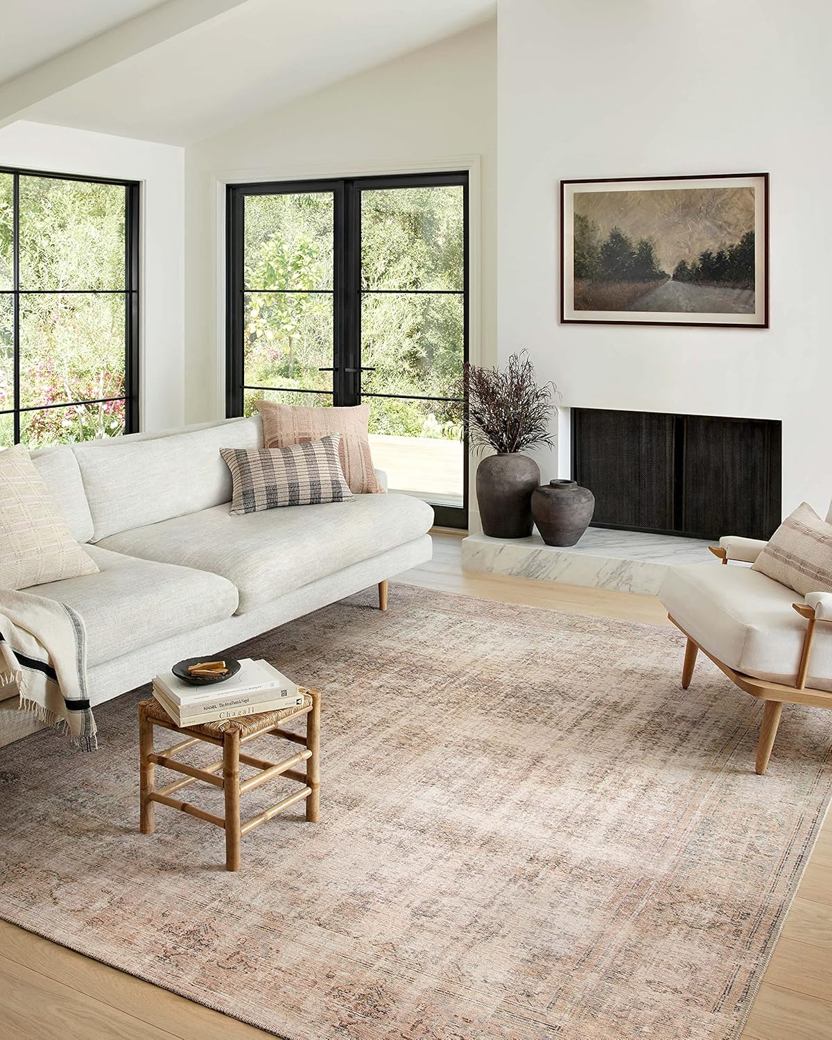 Rugs, Pads & Protectors - Loloi Amber Lewis x Loloi Georgie Collection GER-02 Ocean / Sand, 7'-6