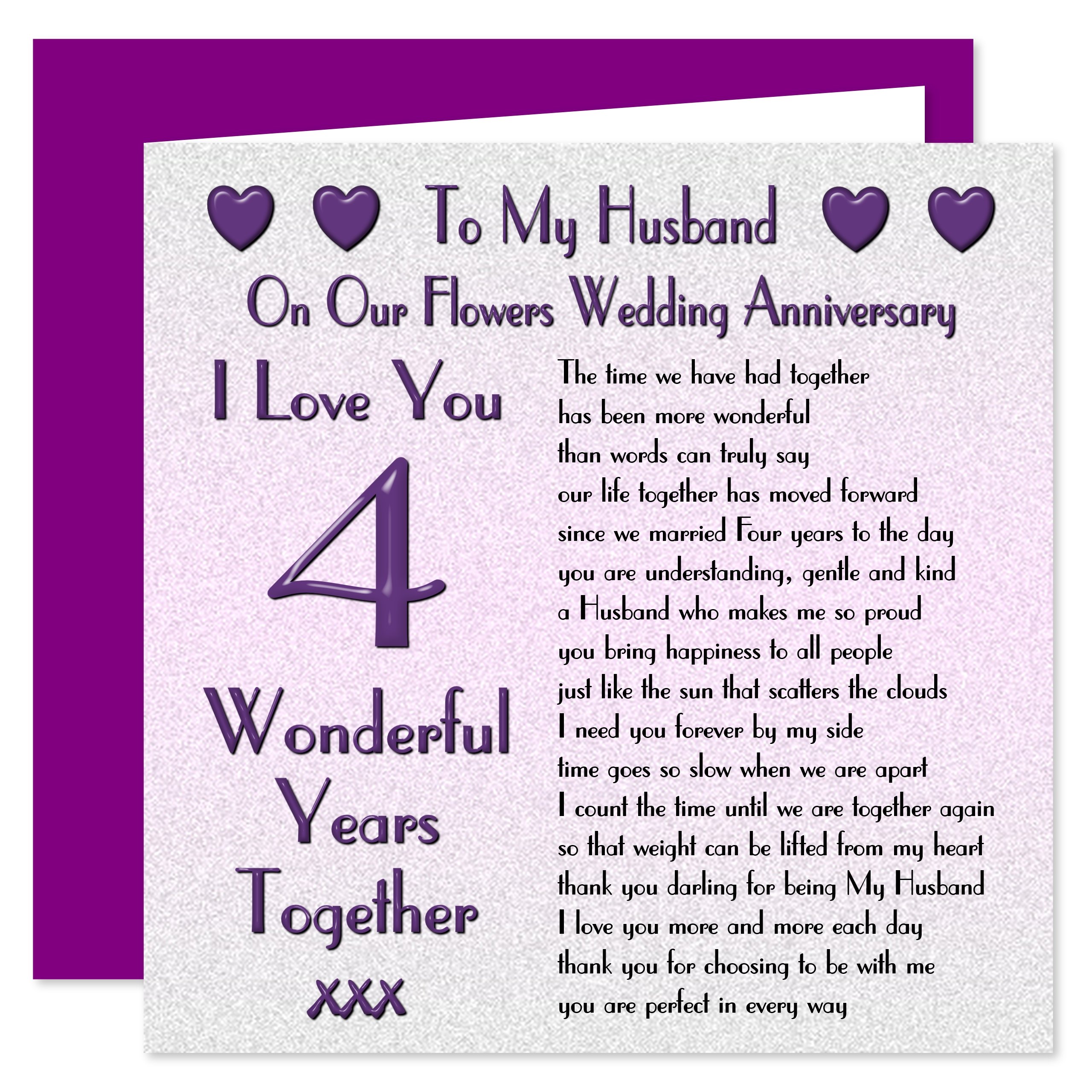 what to get husband for 4 year anniversary