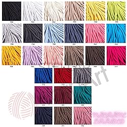 YarnArt Macrame Braided Soft Cord, 55% Cotton