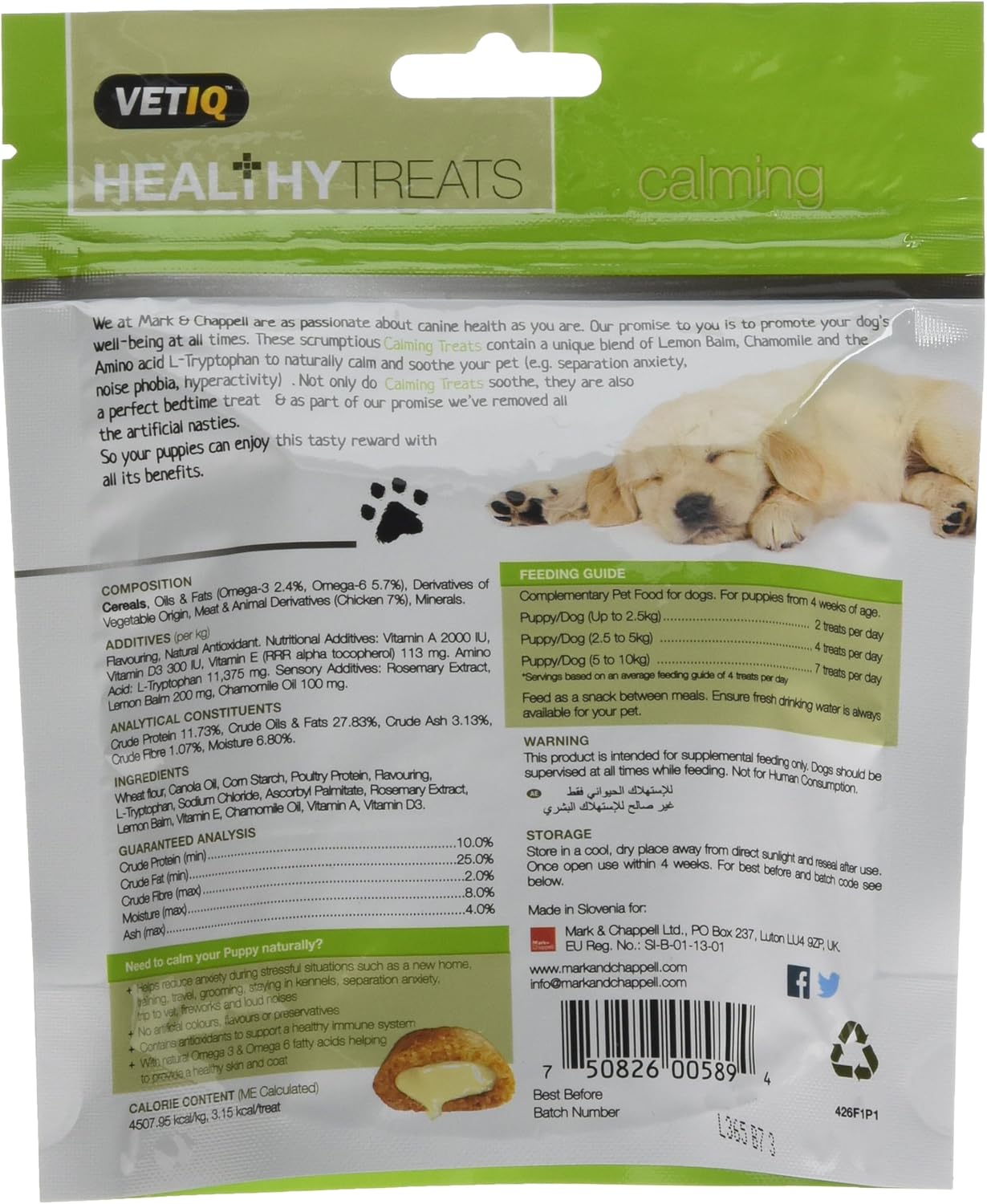 VETIQ Healthy Treats Serene Calming For Small Dogs & Puppies, Tasty Treats to Help Naturally Calm - Image 3