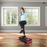 JLL Fitness Large Aerobic Step Platform 81x31x20cm Three Heights Blue view 6