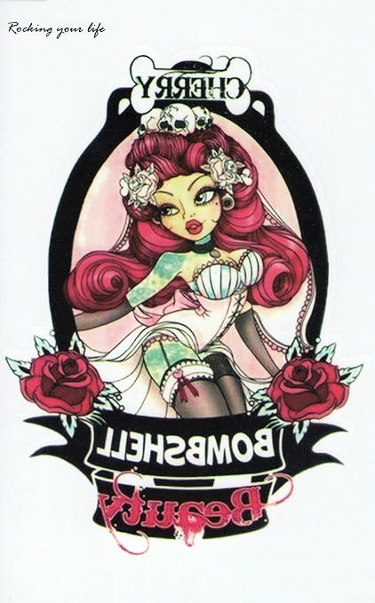 Tatouages éphémères Tattoo Temporaire Faux Tatouage Pin Up