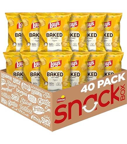 Amazon.com: Lays Oven Baked Potato Crisps, Original, 1.125 oz