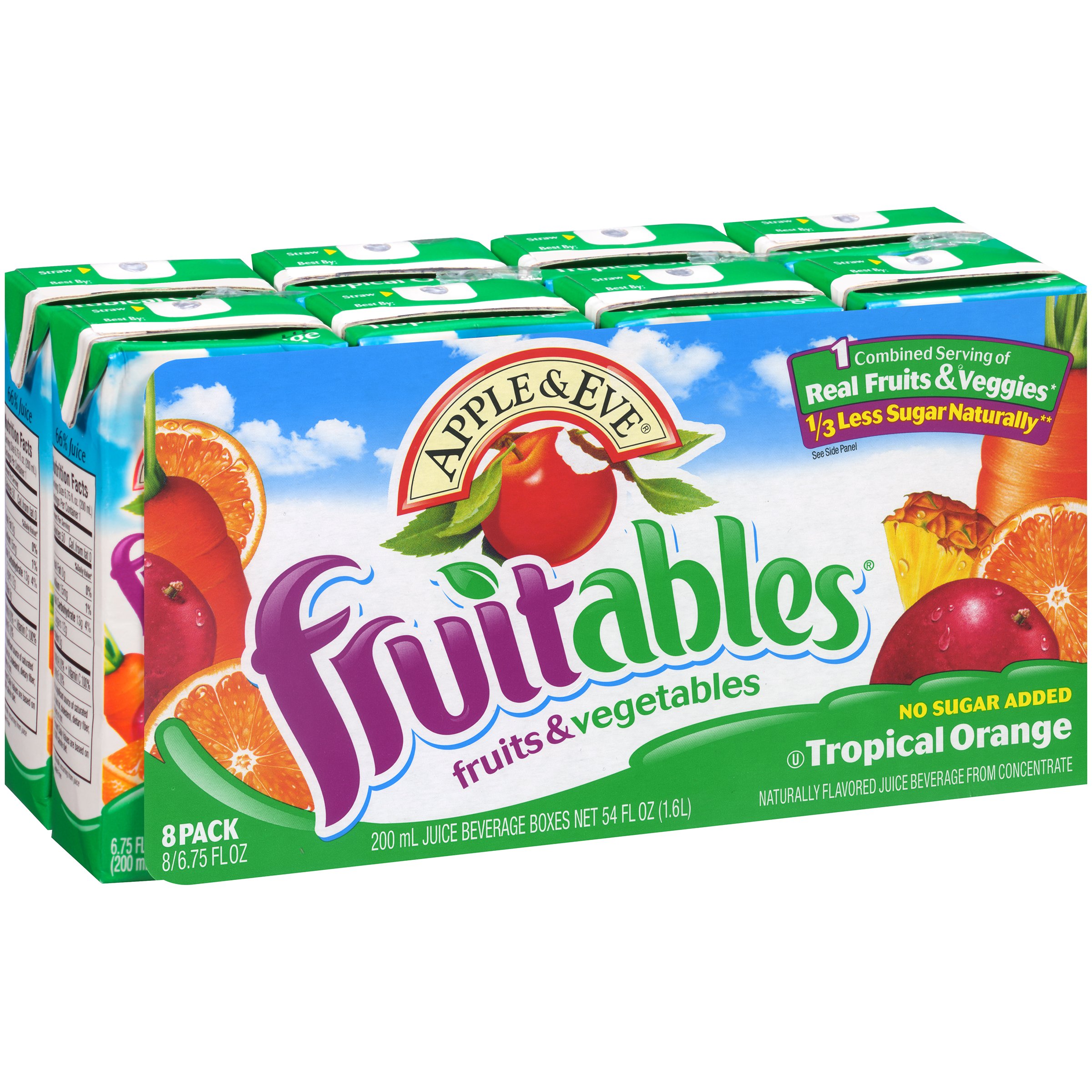 Apple & Eve Fruitables, Fruit Punch 6.75 Fluidoz, 8 Count
