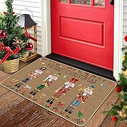 TREWAVE Nutcracker Christmas Doormat Decorative