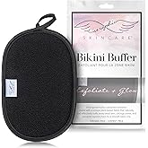 Seraphic Skincare Bikini Buffer – 100% Vegan Viscose Scrub Mitt For Women – Gently Exfoliates Dead Skin – Ingrown Hair & Razo