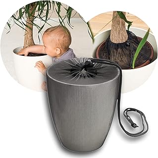 reer Pflanzenschutz-Netz für Blumentöpfe bis 30 cm Durchmesser, damit Dein Kind keine Blumenerde isst