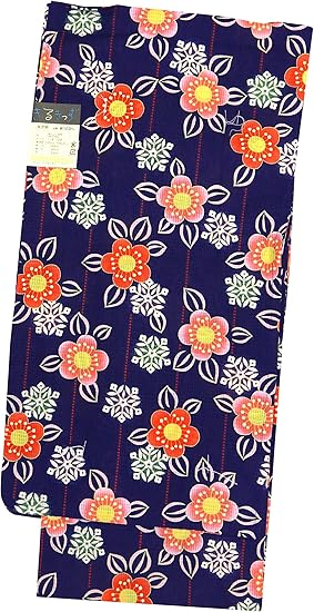 Amazon Co Jp 浴衣 こども 女の子 140 150 古典柄の子供浴衣 ジュニアサイズ 紺系 小花柄 Tsgy 14 30 服 ファッション小物
