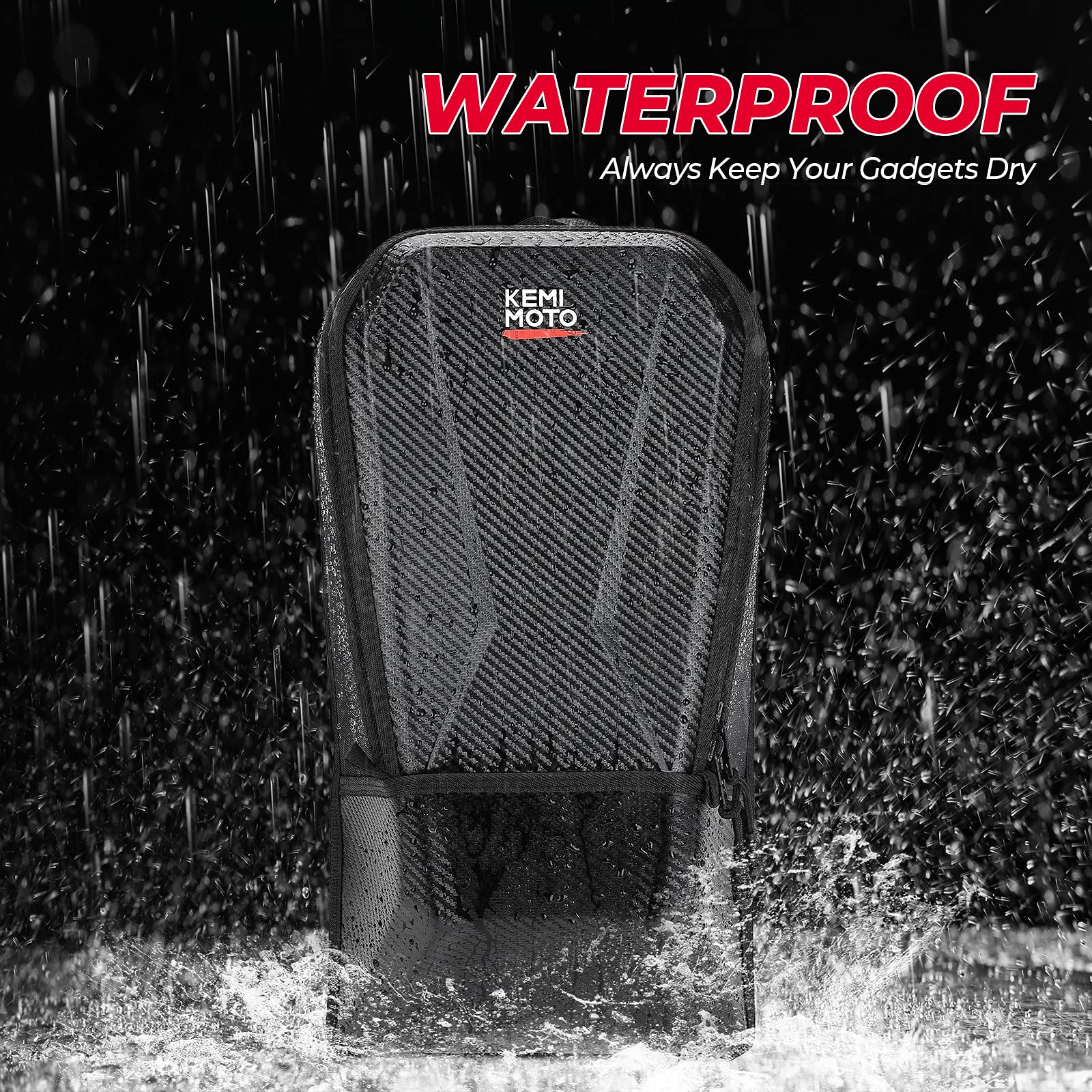 KEMIMOTO X3 Bag Upgraded X3 Storage Bags Center Shoulder Console Box Between Seat Storage Compatible with Can Am Maverick X3 MAX XRS XDS Turbo R RR 2017 2018 2019 2020 2021 2022 2023