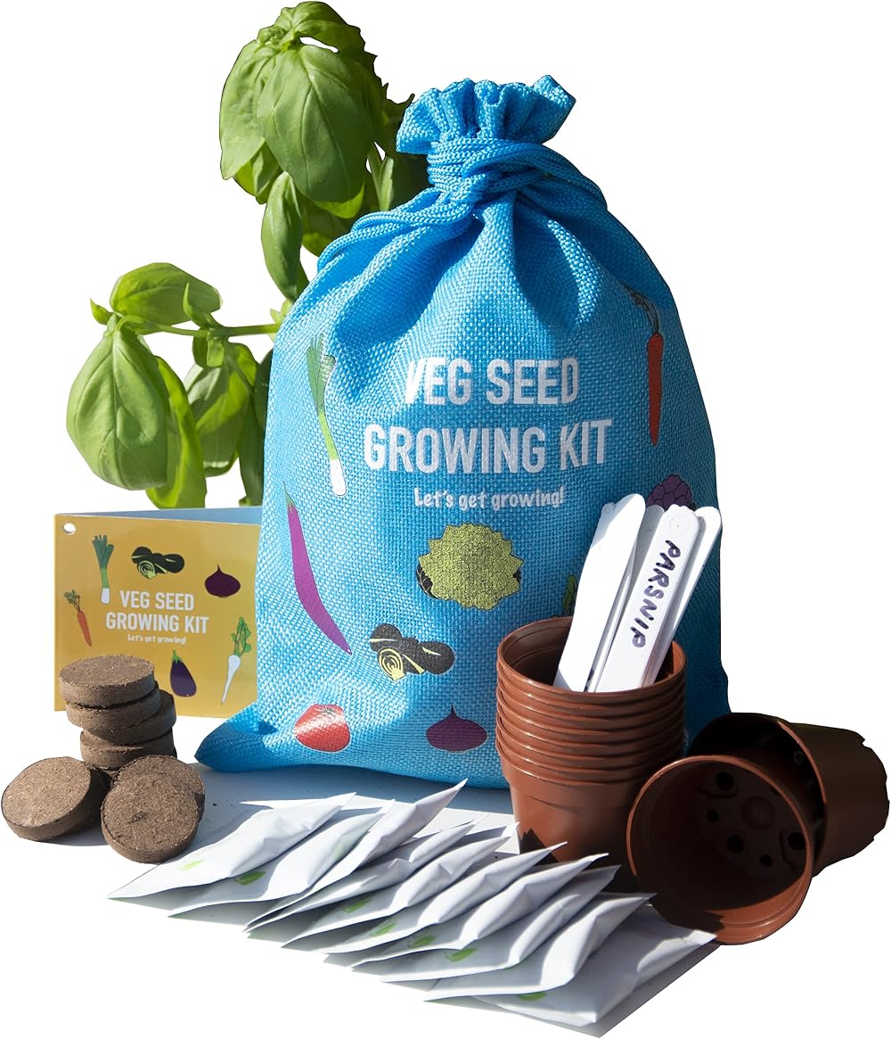 Scott&Co Vegetable Seed Grow Your Own Kit 10 Varieties Garden Gift