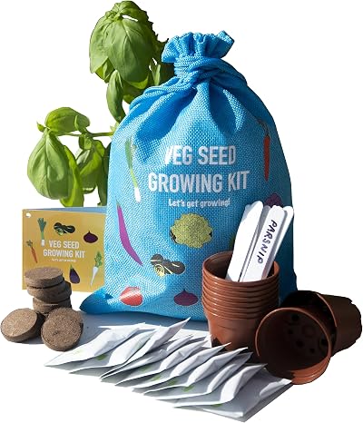Scott&Co Vegetable Seed Grow Your Own Kit 10 Varieties Garden Gift