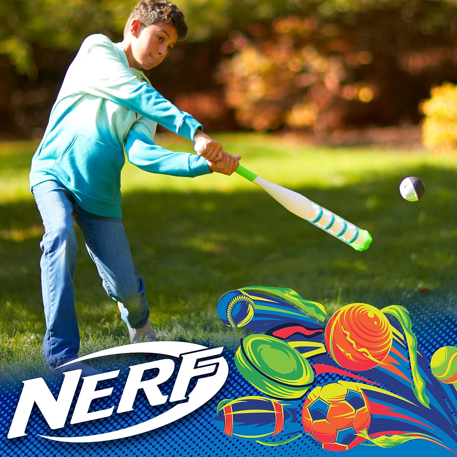 Nerf bat and ball Clearance