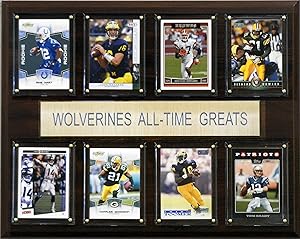 NCAA Football Michigan Wolverines All-Time Greats Plaque