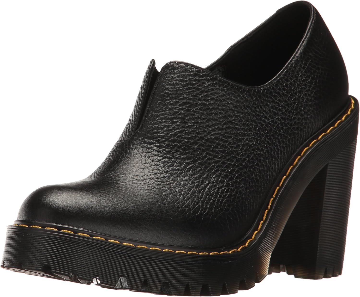 high heeled doc martens