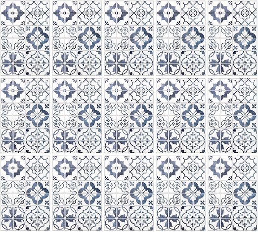 Infactory Deko Fliesenaufkleber Selbstklebende 3d Bordure Fliesenaufkleber Blau 30 X 20 Cm 15er Set Fliesen Sticker Amazon De Kuche Haushalt