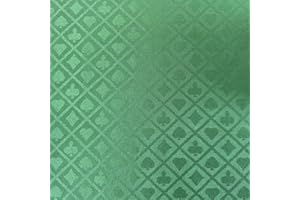 YH POKER Speed Cloth Poker Table Fabric - 108X60 Inch Section of Casino Card Game Table Felt Top Cover Accessories - Green