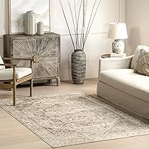 Amazon.com: nuLOOM Machine Washable Vintage Medallion Area