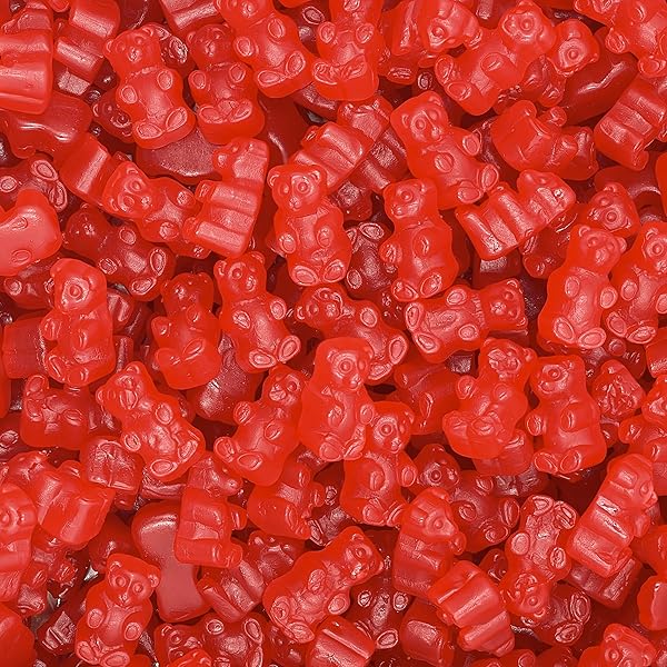 FRUIDLES CINNAMON JUJU BEARS JELLY, DELICIOUS GUMMY CANDY, FUN AND FESTIVE HOLIDAY SNACKING, PARTY FAVOR (HALF-POUND)