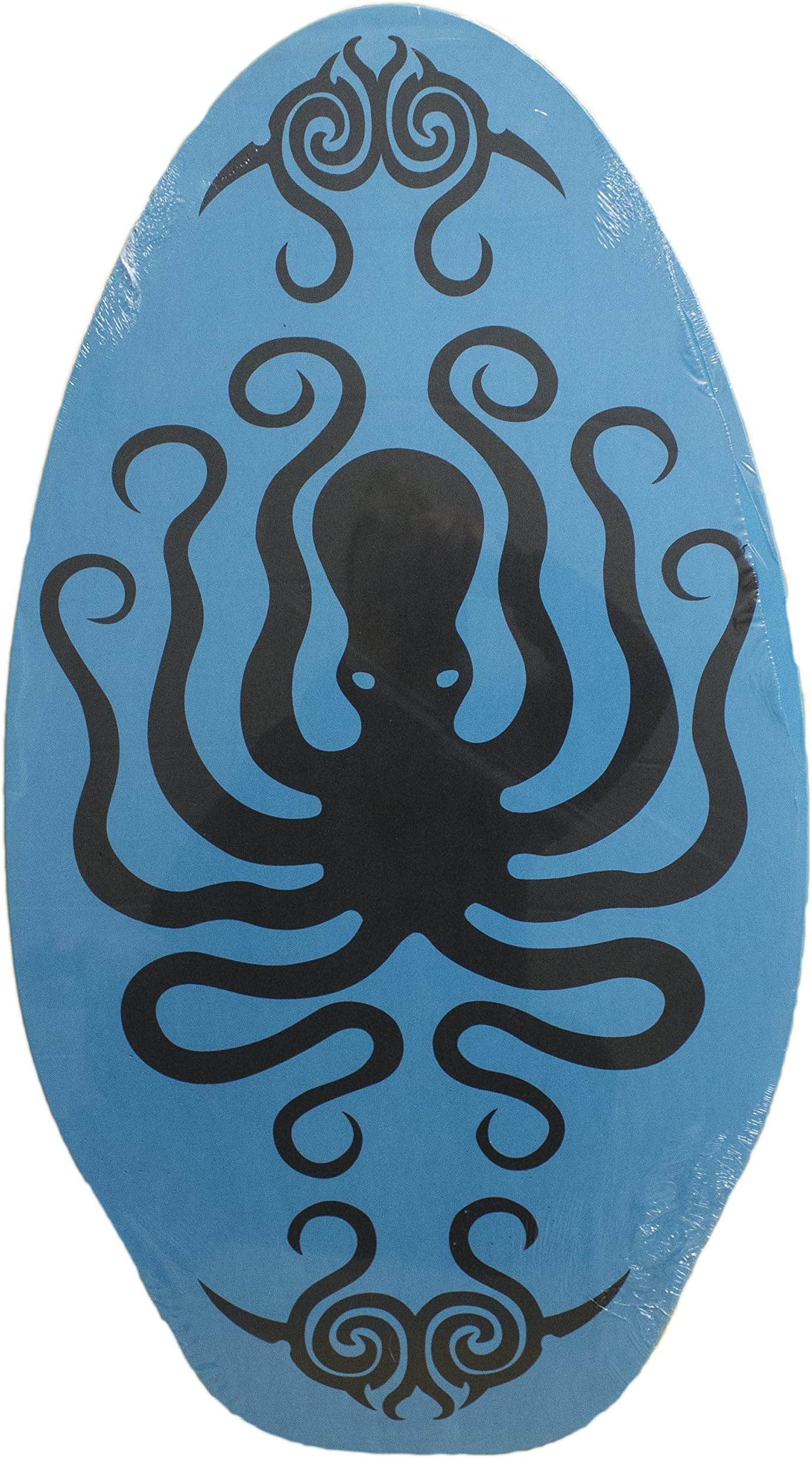 Sunspecs Rubber Top Wooden Skimboard with Slip Free Grip (No Wax Needed!)